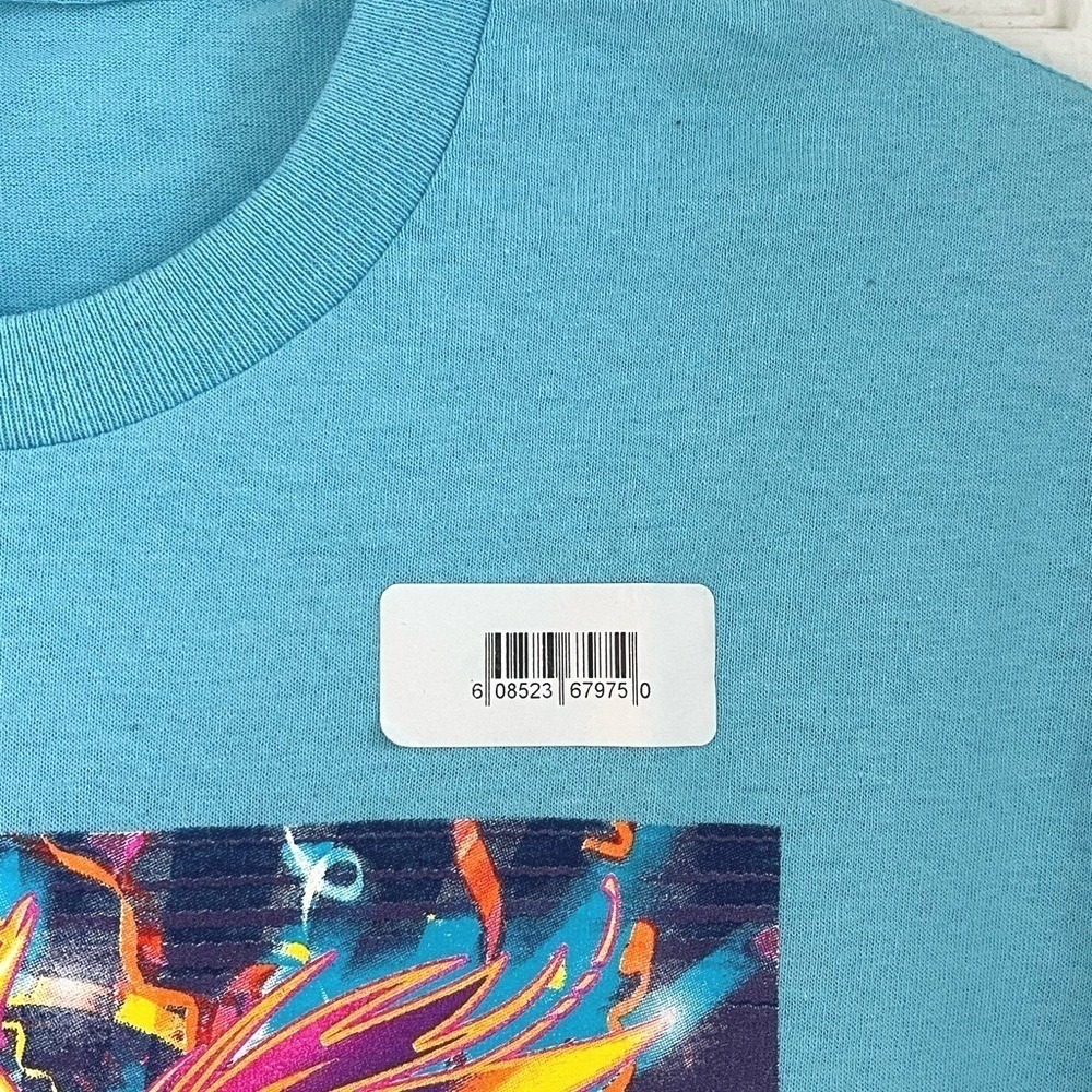 Gildan Fiesta San Antonio 2022 Graphic T Shirt Mens Small Blue Heavy Cotton Tee - Picture 3 of 9